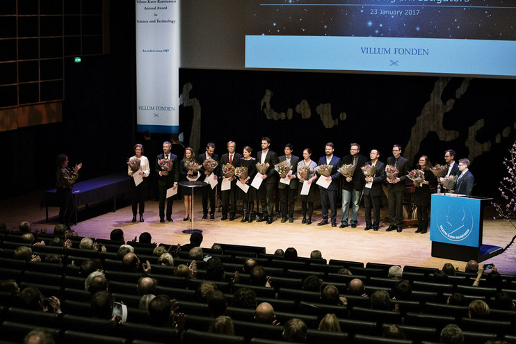 From the ceremony 23 January 2017. Photo: Simon Knudsen